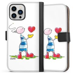 Sideflip mit langer Lasche schwarz