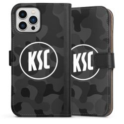 Sideflip mit langer Lasche schwarz