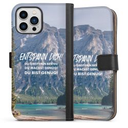 Sideflip mit langer Lasche schwarz