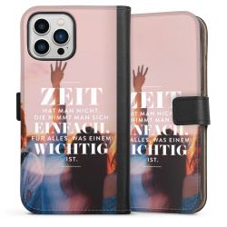 Sideflip mit langer Lasche schwarz