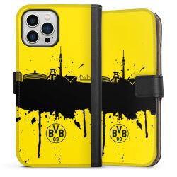 Sideflip mit langer Lasche schwarz