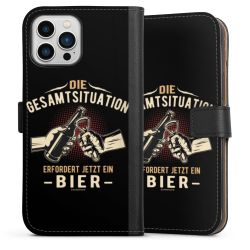 Sideflip mit langer Lasche schwarz