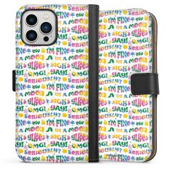 Sideflip Fodral med flap svart