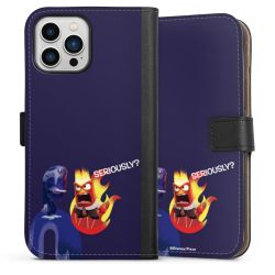 Sideflip Fodral med flap svart