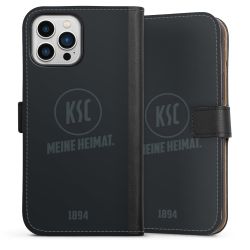 Sideflip mit langer Lasche schwarz