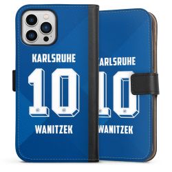 Sideflip mit langer Lasche schwarz