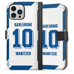 Sideflip mit langer Lasche schwarz