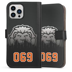 Sideflip mit langer Lasche schwarz