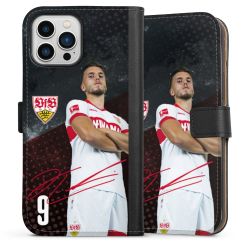 Sideflip mit langer Lasche schwarz