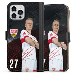 Sideflip mit langer Lasche schwarz