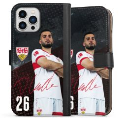 Sideflip mit langer Lasche schwarz