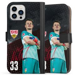 Sideflip mit langer Lasche schwarz