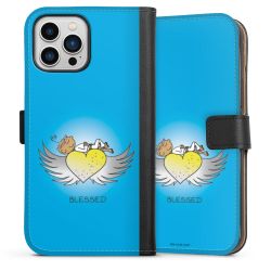 Sideflip mit langer Lasche schwarz