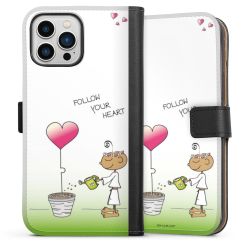 Sideflip mit langer Lasche schwarz