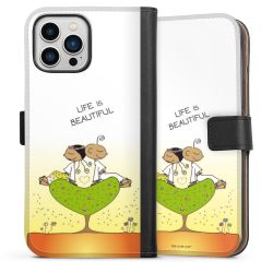 Sideflip mit langer Lasche schwarz