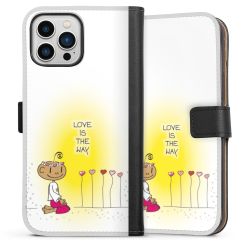 Sideflip mit langer Lasche schwarz