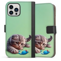 Sideflip Fodral med flap svart