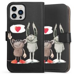 Sideflip Fodral med flap svart