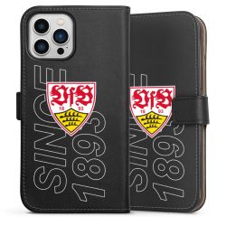 Sideflip mit langer Lasche schwarz