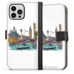 Sideflip Fodral med flap svart