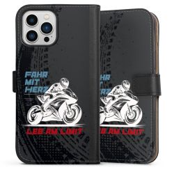 Sideflip mit langer Lasche schwarz