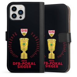 Sideflip mit langer Lasche schwarz