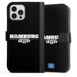 Sideflip mit langer Lasche schwarz