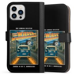 Sideflip mit langer Lasche schwarz