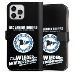 Sideflip mit langer Lasche schwarz