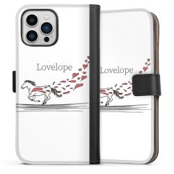 Sideflip Fodral med flap svart