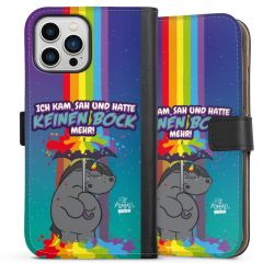 Sideflip mit langer Lasche schwarz