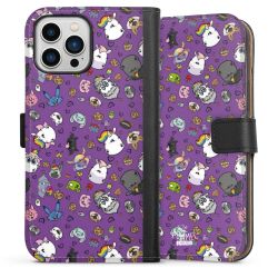 Sideflip mit langer Lasche schwarz