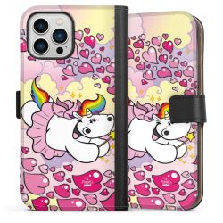 Sideflip mit langer Lasche schwarz