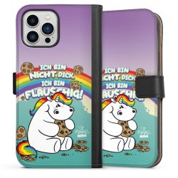 Sideflip mit langer Lasche schwarz