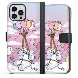 Sideflip mit langer Lasche schwarz