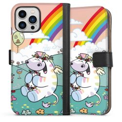 Sideflip mit langer Lasche schwarz