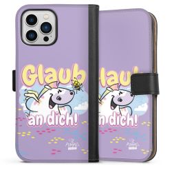 Sideflip mit langer Lasche schwarz