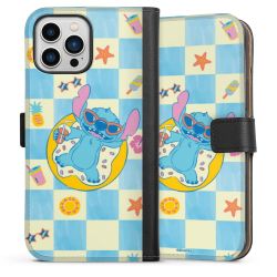 Sideflip mit langer Lasche schwarz