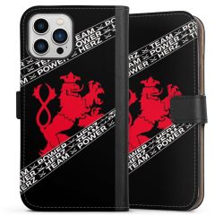 Sideflip mit langer Lasche schwarz