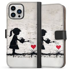 Sideflip Fodral med flap svart