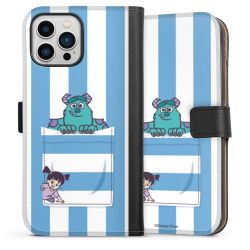 Sideflip mit langer Lasche schwarz