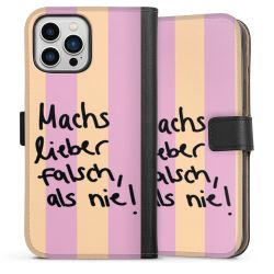 Sideflip mit langer Lasche schwarz