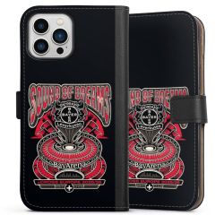 Sideflip mit langer Lasche schwarz