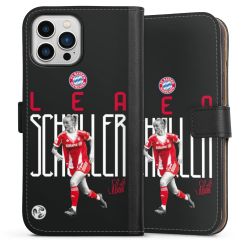 Sideflip mit langer Lasche schwarz