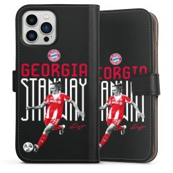 Sideflip mit langer Lasche schwarz