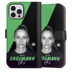 Sideflip mit langer Lasche schwarz