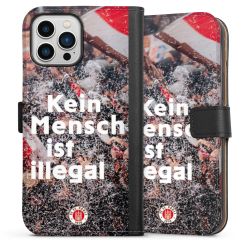 Sideflip mit langer Lasche schwarz