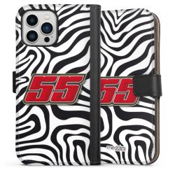 Sideflip mit langer Lasche schwarz