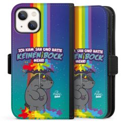 Sideflip mit Lasche schwarz