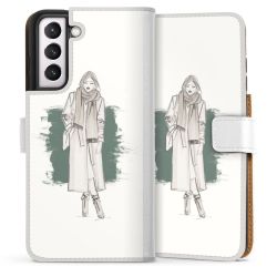 Sideflip mit Lasche weiß